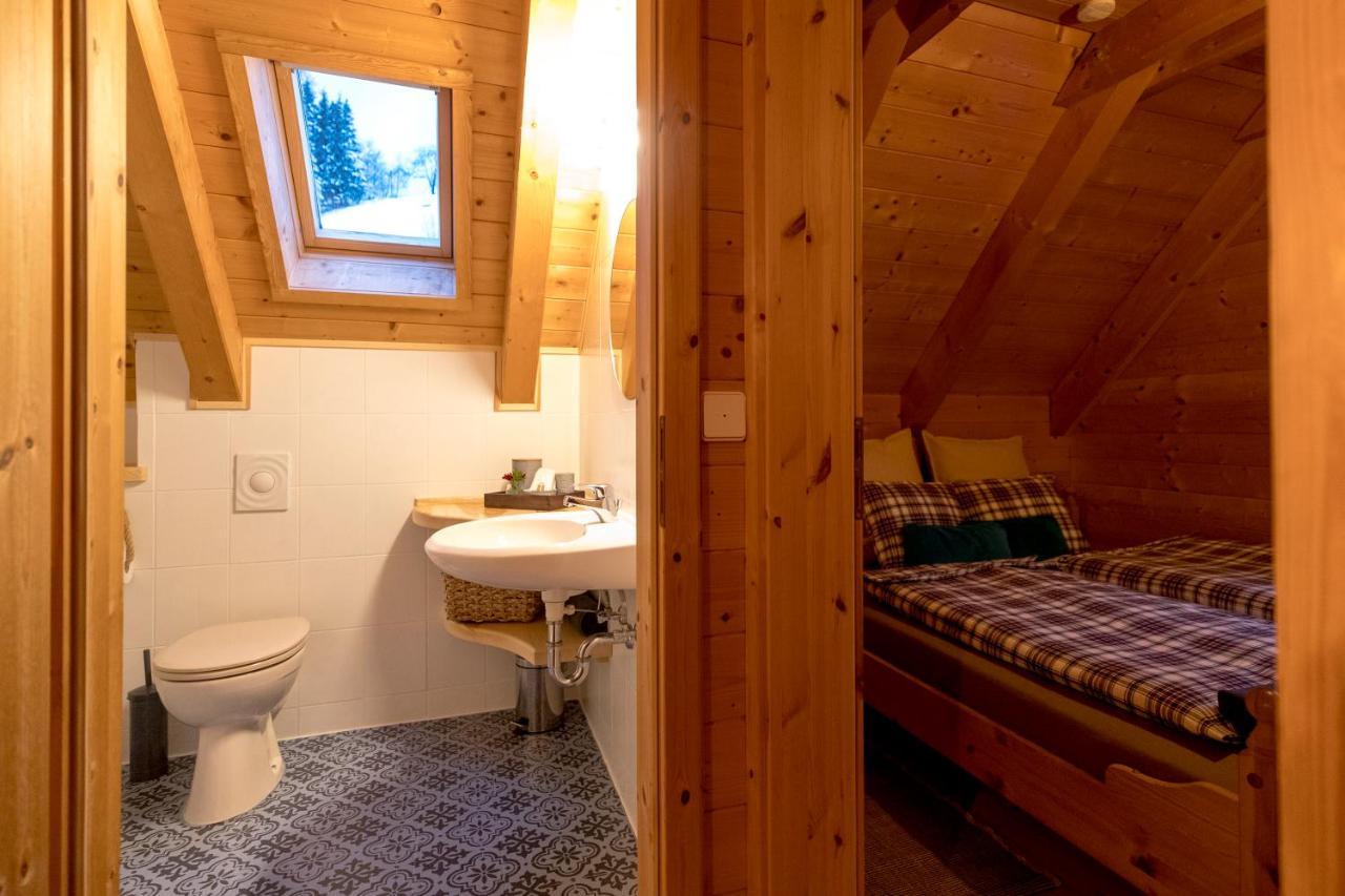 Naturpark Huette Mandl, Biobauernhof & Huettenurlaub 상트램브레흐트 외부 사진