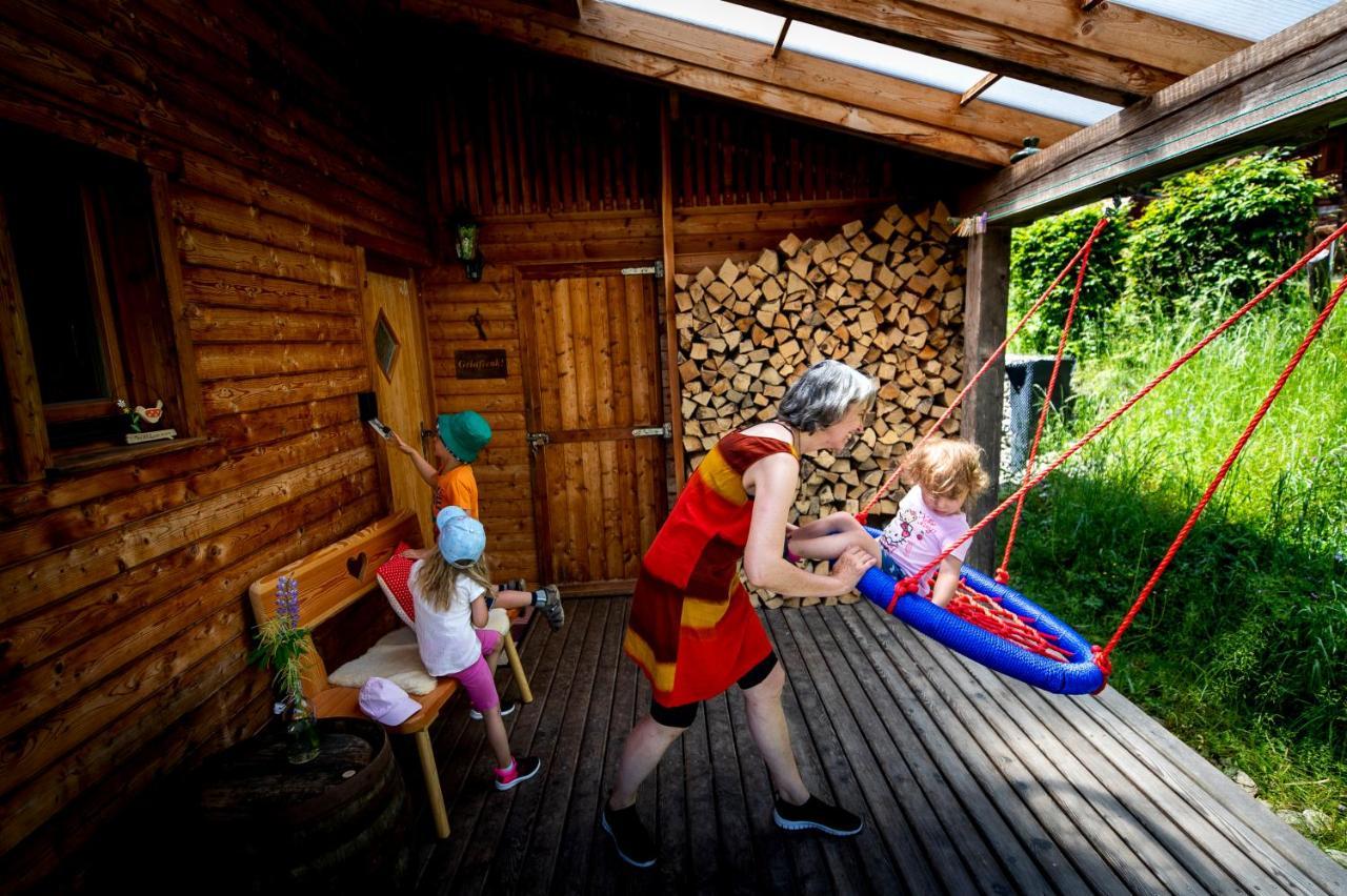 Naturpark Huette Mandl, Biobauernhof & Huettenurlaub 상트램브레흐트 외부 사진